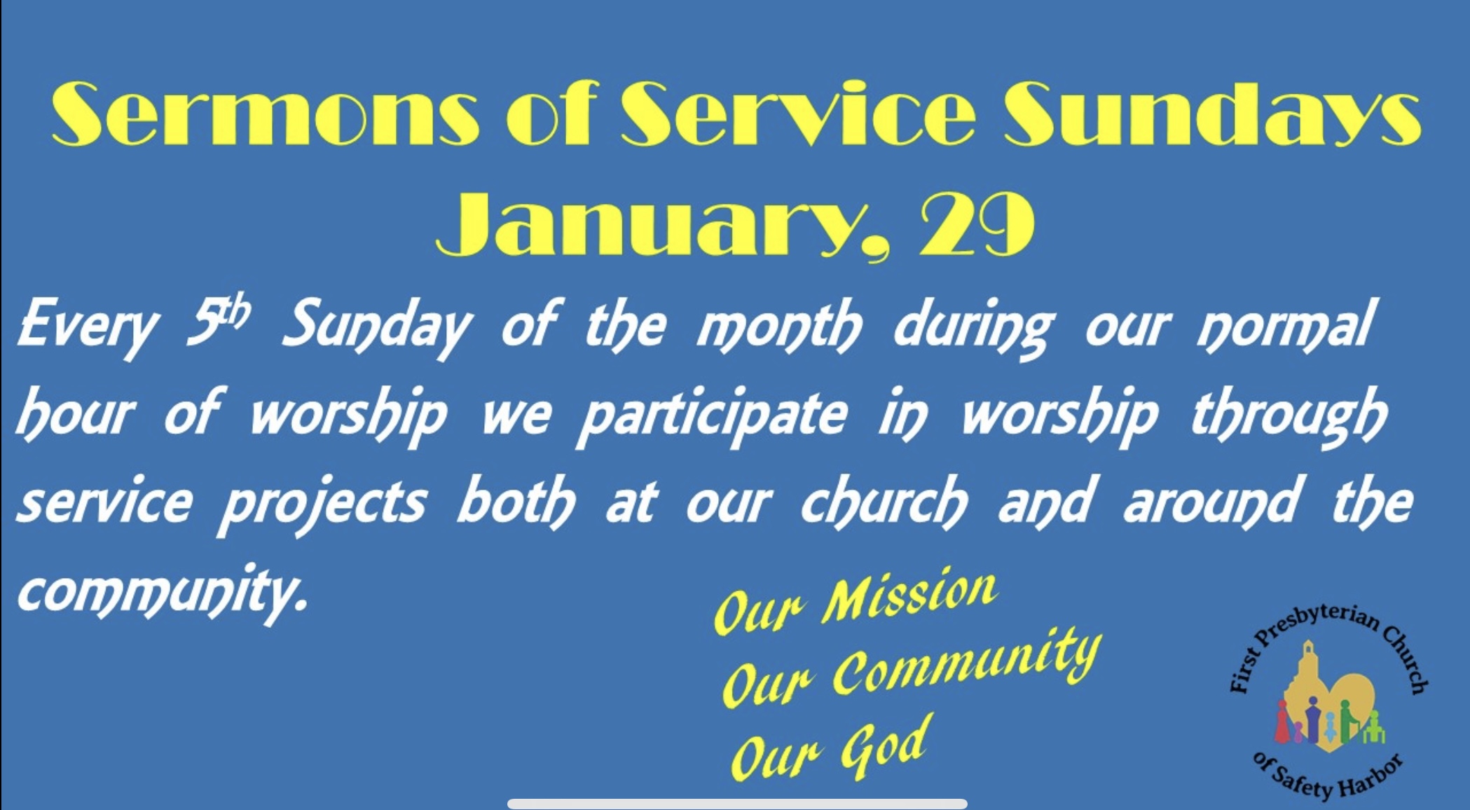 Sermons of Service Sunday